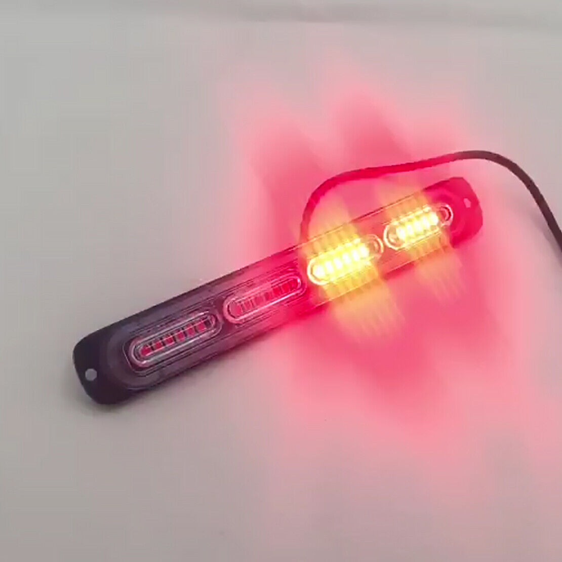 Red LED Car Truck Emergency Warning Hazard Flashing Strobe Side Light Lamp New