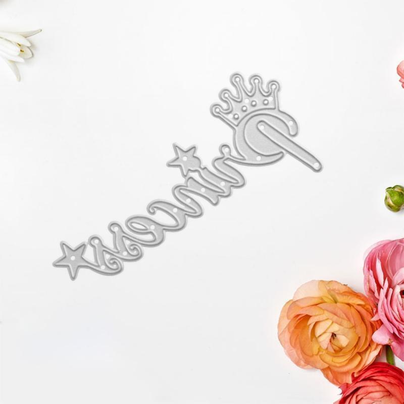 Crown Princess Metal Cutting Dies Stencil DIY Scrapbooking Album Paper Card Mold