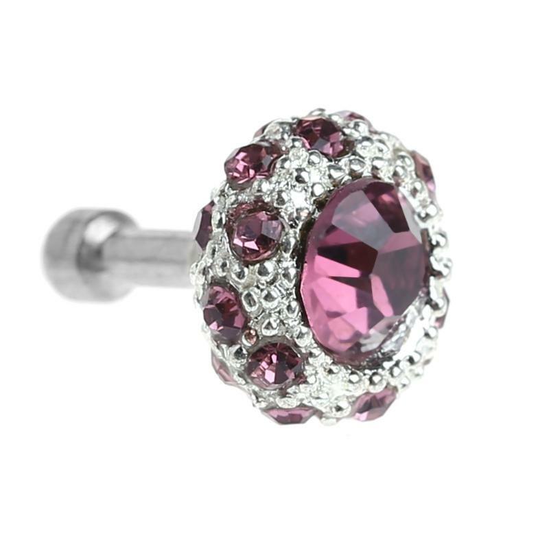 Colorful Rhinestone Ball 3.5mm Anti Dust Plug Earphone Stopper For Smart Phone