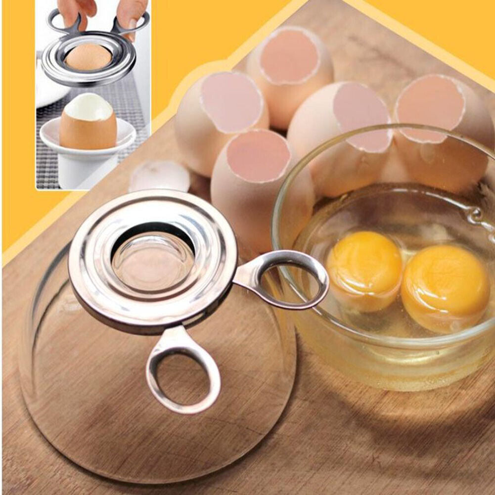 Stainless Steel Boiled Egg Topper Shell Cutter Scissors Eggshell Opener