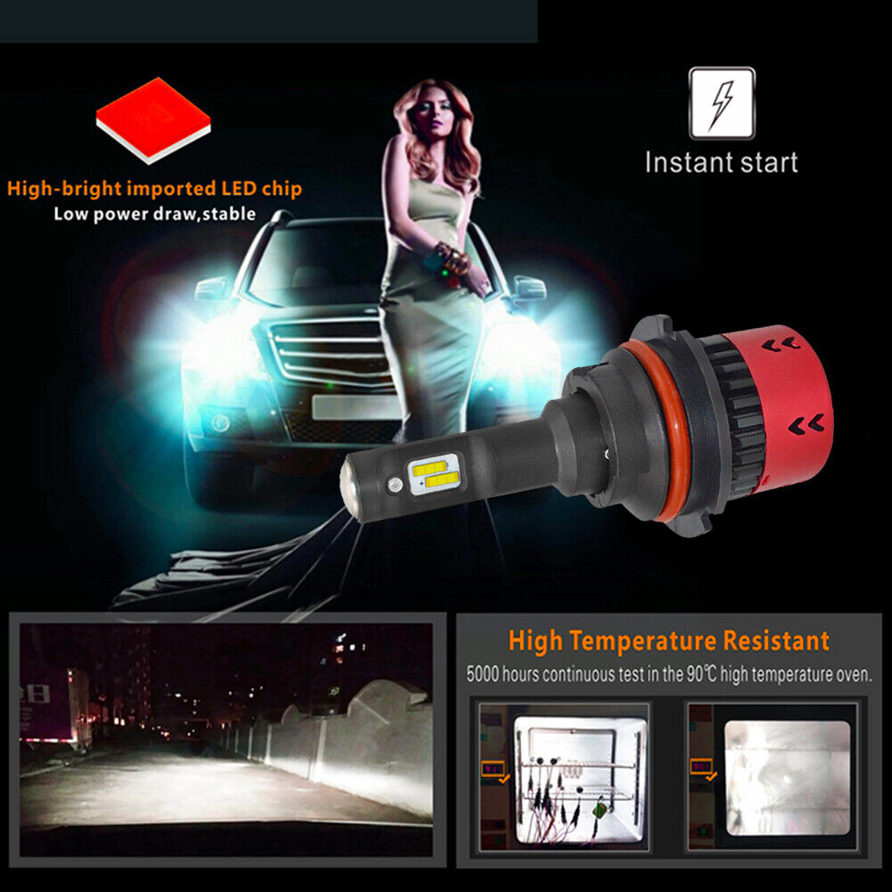 2pcs 9004 High Low DC 11-30V 6000K 4800LM 35W LED Car Fog Head Lamp Bulbs-1