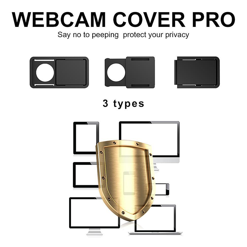 3pcs Plastic Webcam Cover Privacy Protection Shutter Anti-hacker for Phone