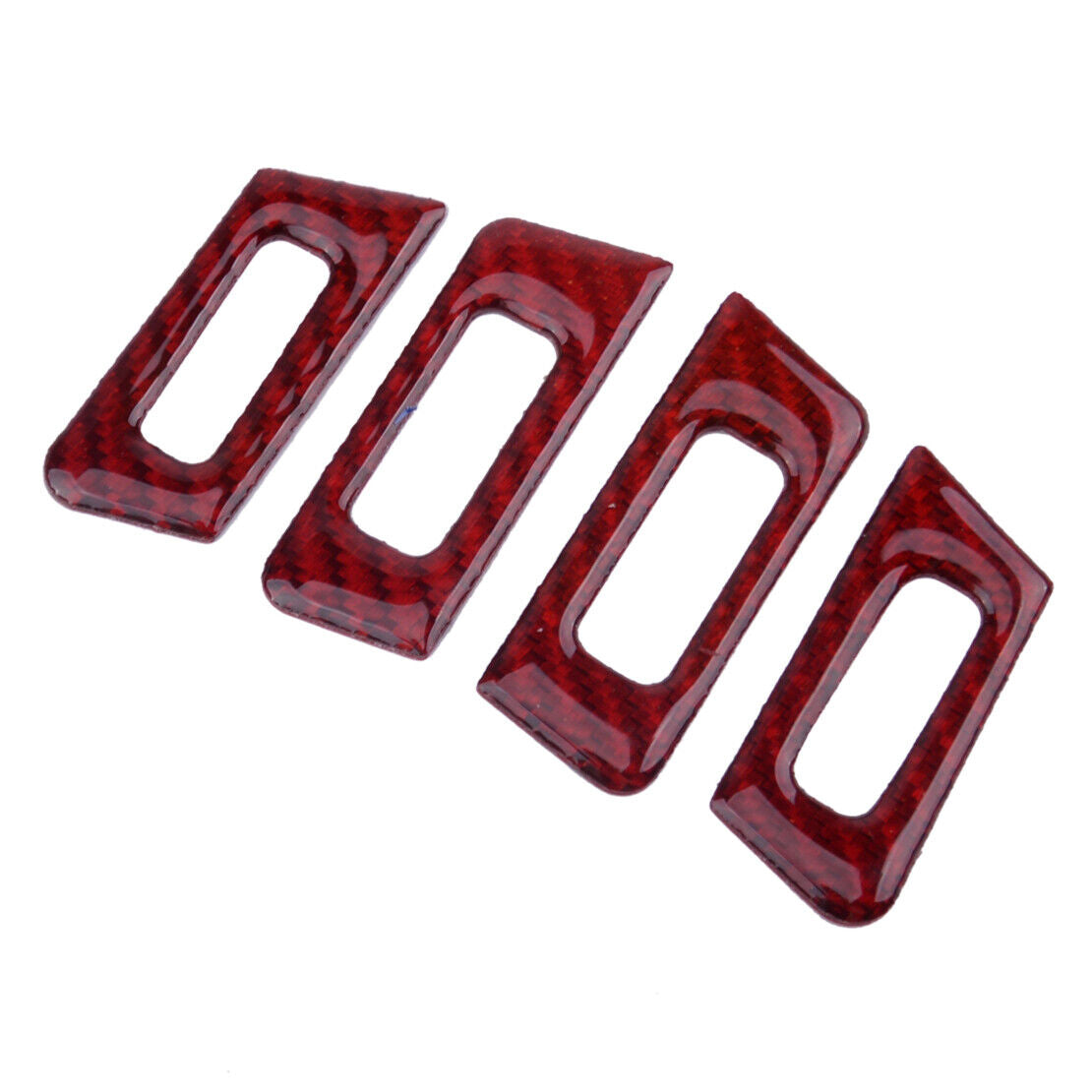 Red Carbon Fiber Air Vent Outlet Cover Trim Fit For BMW E90 E92 E93 2005-2012