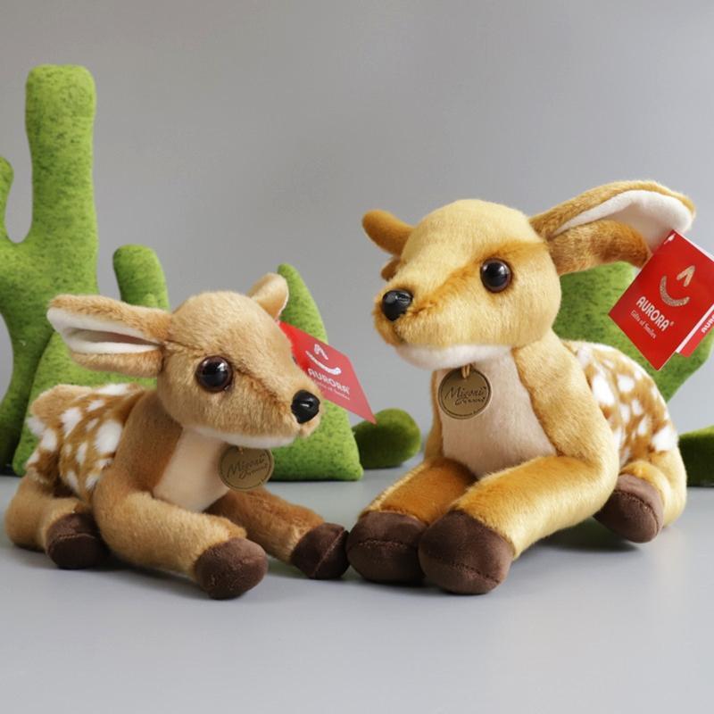 Mini Forest Animal Cartoon Sika Deer Bright Color PVC Made Table Games Best Gift