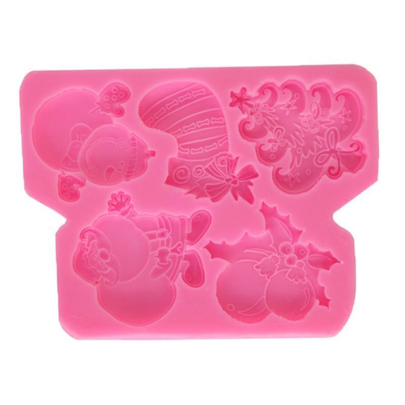 Silicone Mousse Mould Christmas Themed Silicone Material Pudding Chocolate Molds