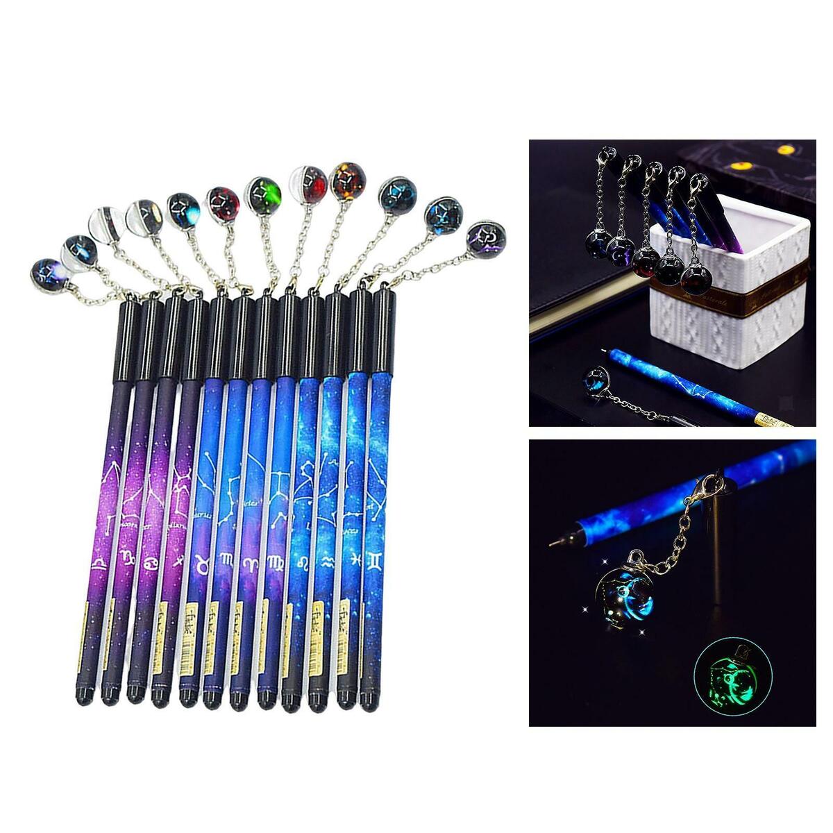 12Pcs Constellation Pendant    Writing Stationery Supply