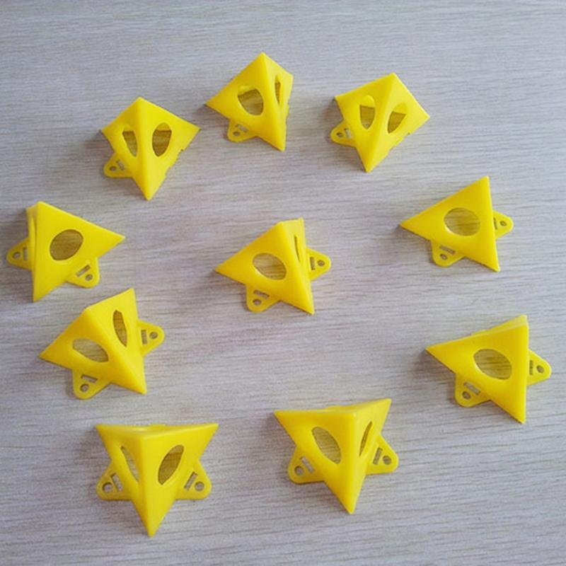 Triangle Paint Pads Feet Carpenter Painter Tools for Field Use 10 Pieces