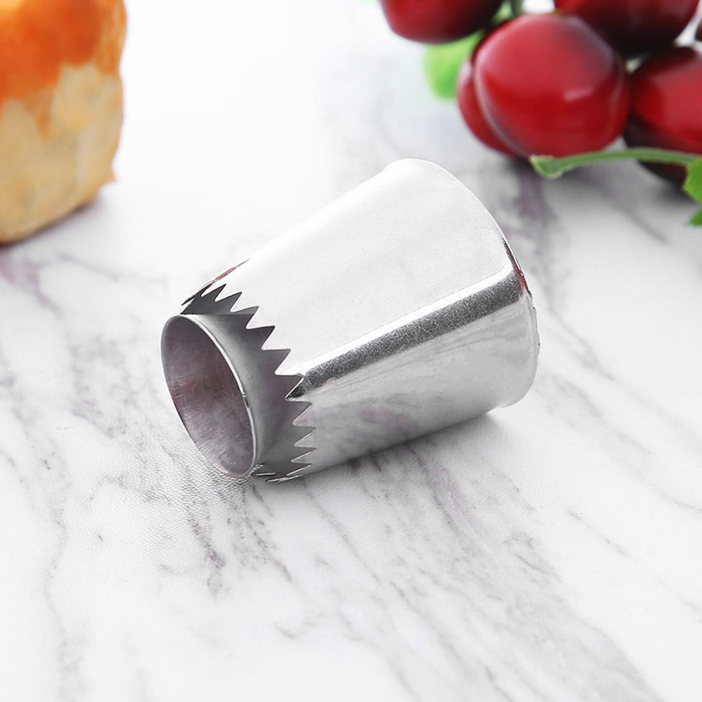Lomia Cookie Decoration Mouth Icing Piping Tips Stainless Steel Nozzle(B)
