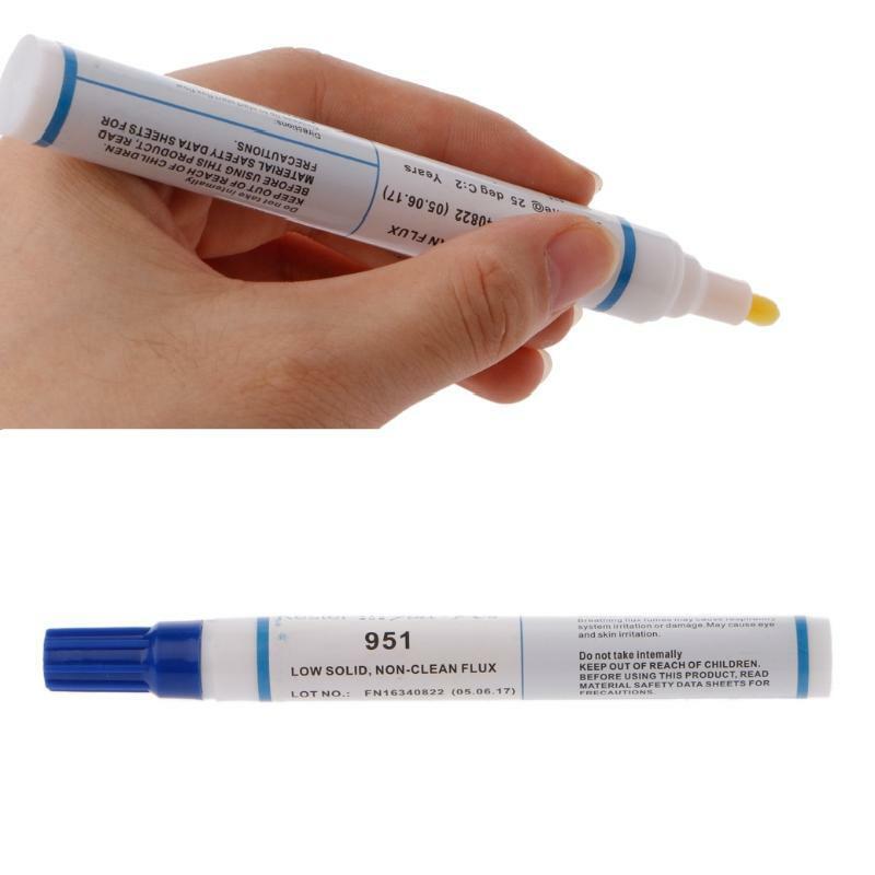 951 10ml Soldering Rosin Flux Pen Low-Solids Non-clean For Solar Cell Panel DIY