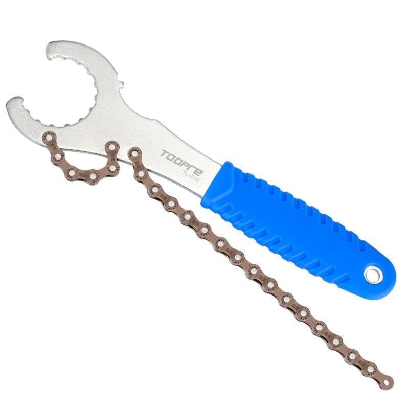 Bike Cassette Removal Tool with Chain Whip Chain Whip Tool Kit Chain Length 210m