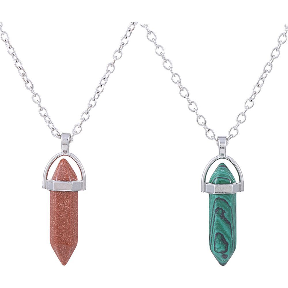 Jewelry Accessories Natural Crystal Necklace Quartz chain Stone Pendant