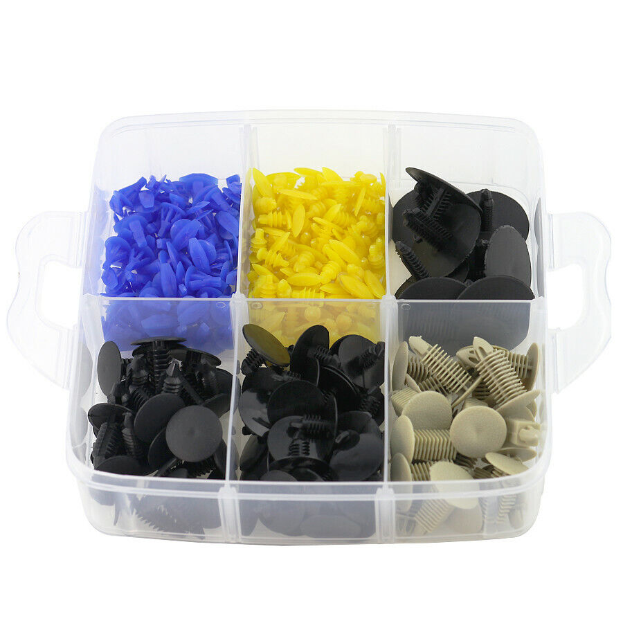 650 Pcs Boxed Car Auto Bumper Door Trim Fastener Set Repair Parts Plastics Clips