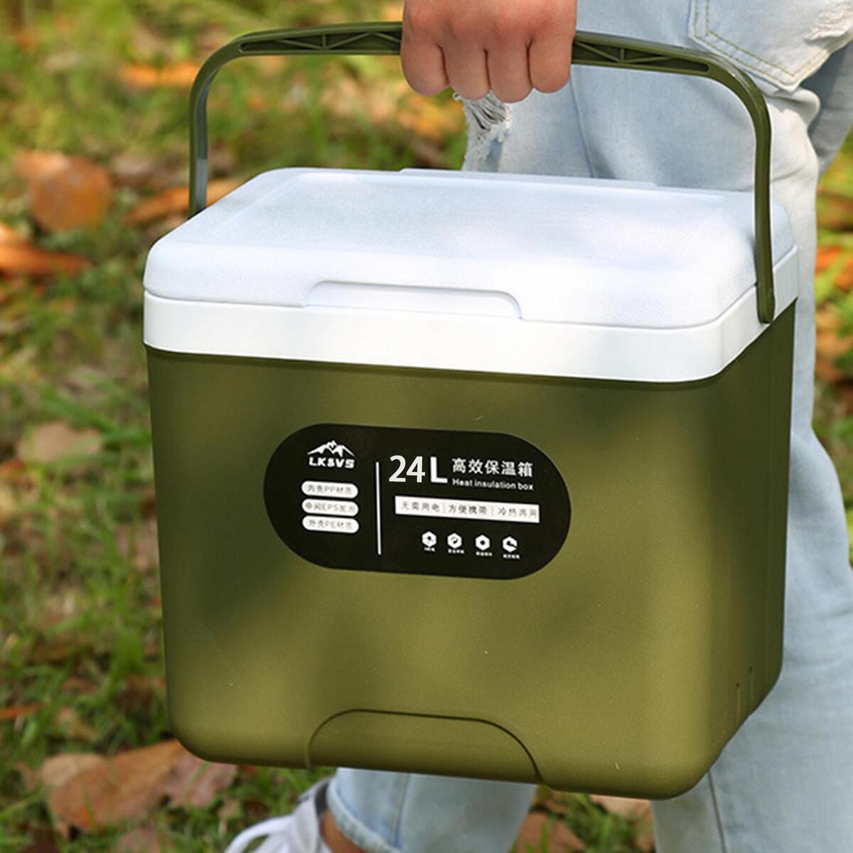 Large Car Refrigerator Car Outdoor Mini Fridge Heat Preservation Cooler Box