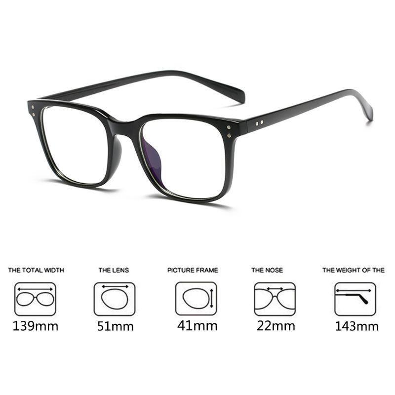 Men Women Computer Glasses TR90 Frame Video Gaming Blocking Blue Light