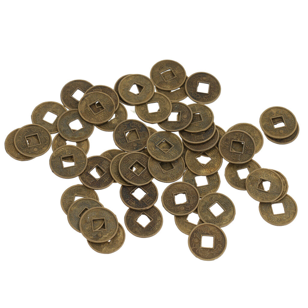 50pcs Chinese  18mm- China Feng  I Ching Charm -Lucky Money