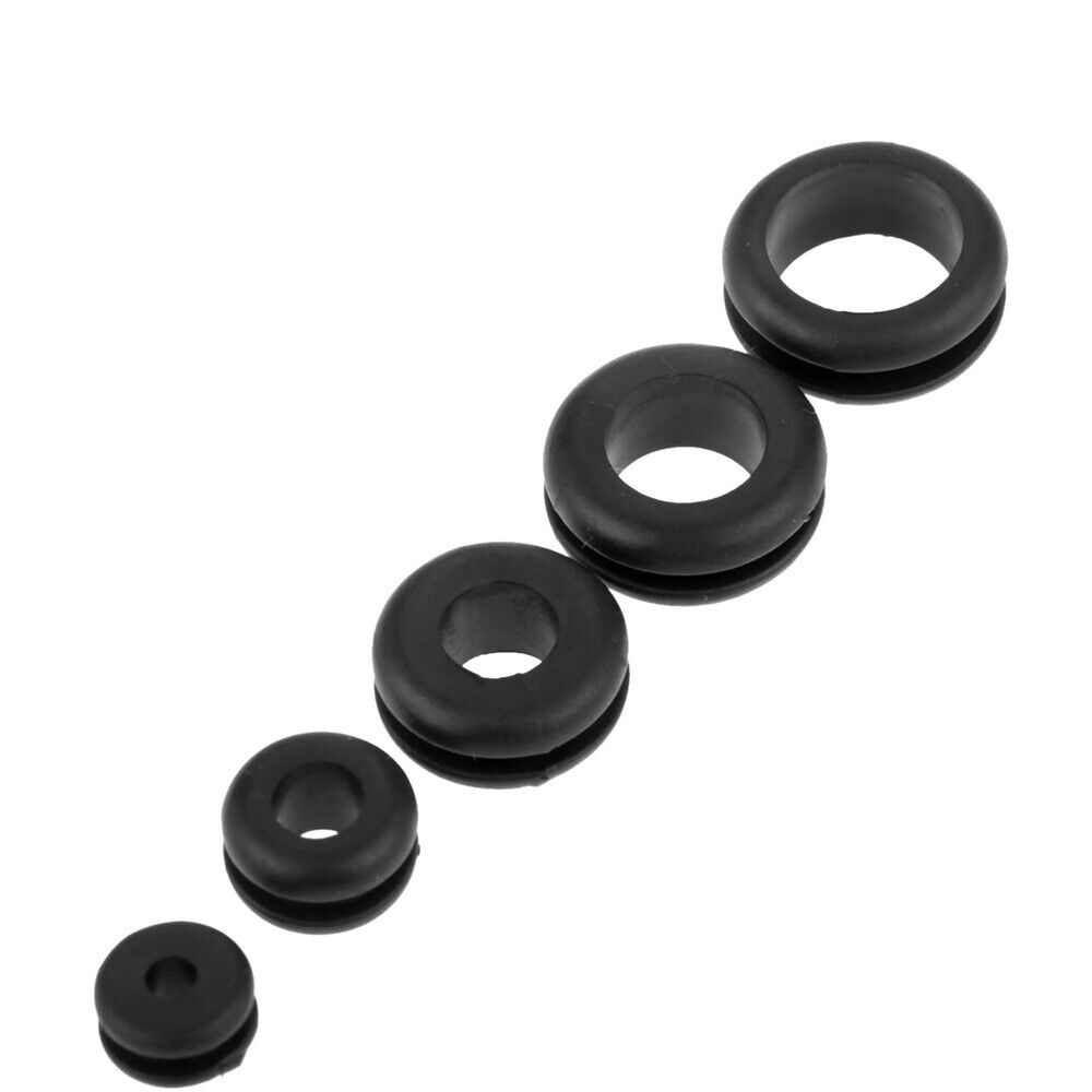 Practical Grommet Assortment Rubber Set Firewall Wiring Wire Cable Gasket 180pcs