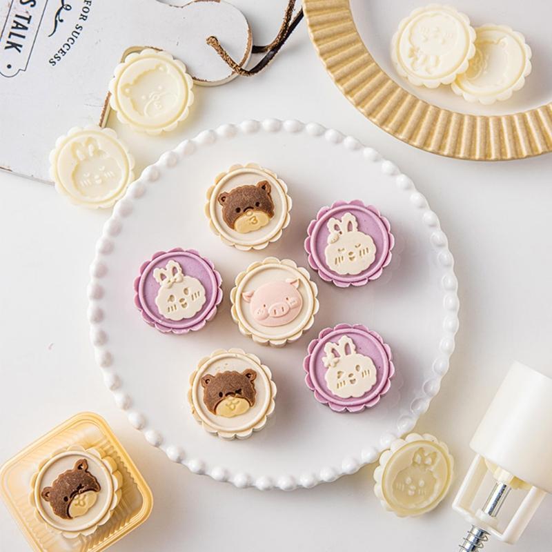 Animal Shape Cookie Cutter Mold DIY Baking Accessories for Mid-Autumn Festival