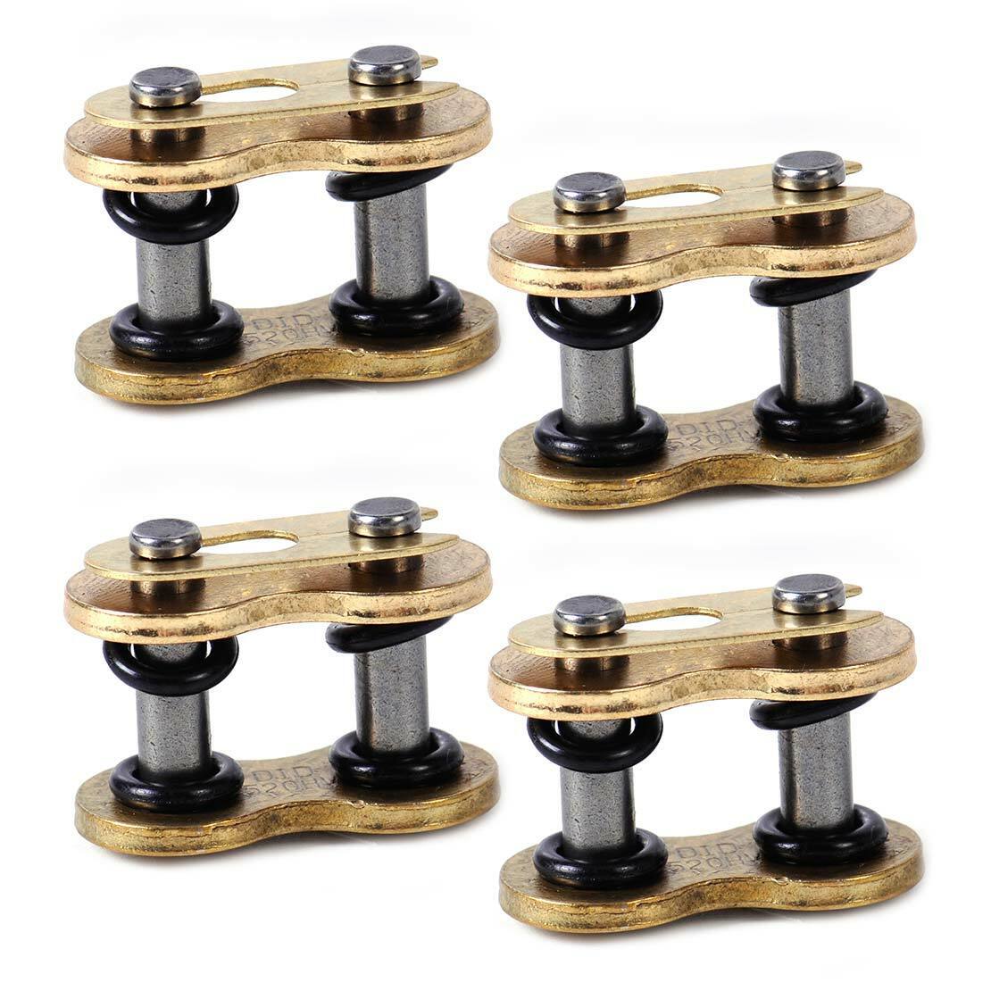 4x Heavy Duty O Ring Connecting Chain Master Links fr Motorcycle Dirt Bike Li