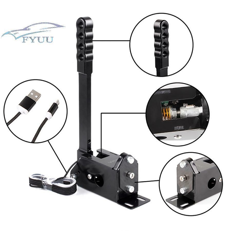 For 14Bit PC Windows For Sim Racing Games USB Handbrake Steel+Aluminum Structure