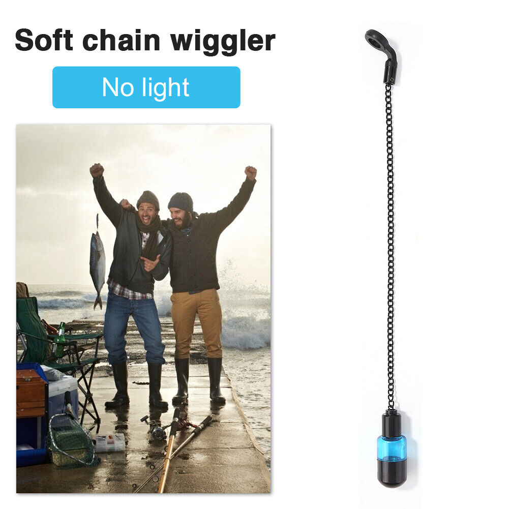 Fishing Alarms Swing Sling Chain Carp Fish Pole Bite Indicator (Blue)