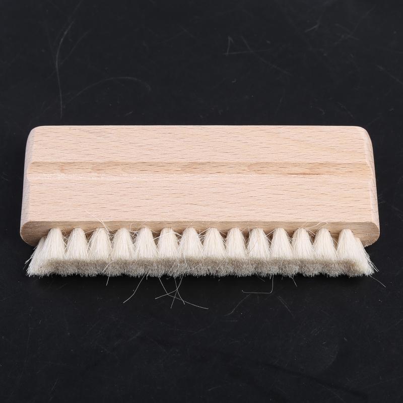 Anti-static Goat Hair Wood Handle Brush Cleaner for Cd Player Turntable
