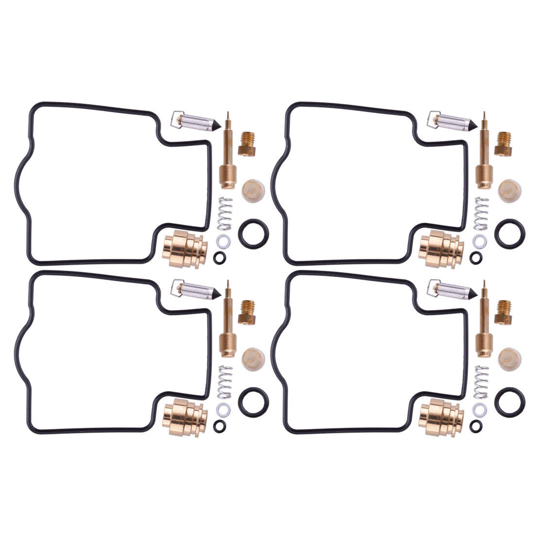 4pcs Carburetor Repair Rebuild Kit Fit for Kawasaki ZX1100 C1-C4 ZZR1100 D1-D5