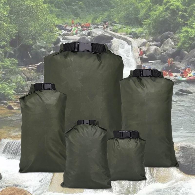 5x Dry Sack Outdoor Floating Bag Dry Sack for Kayaking Hiking Traveling Boating
