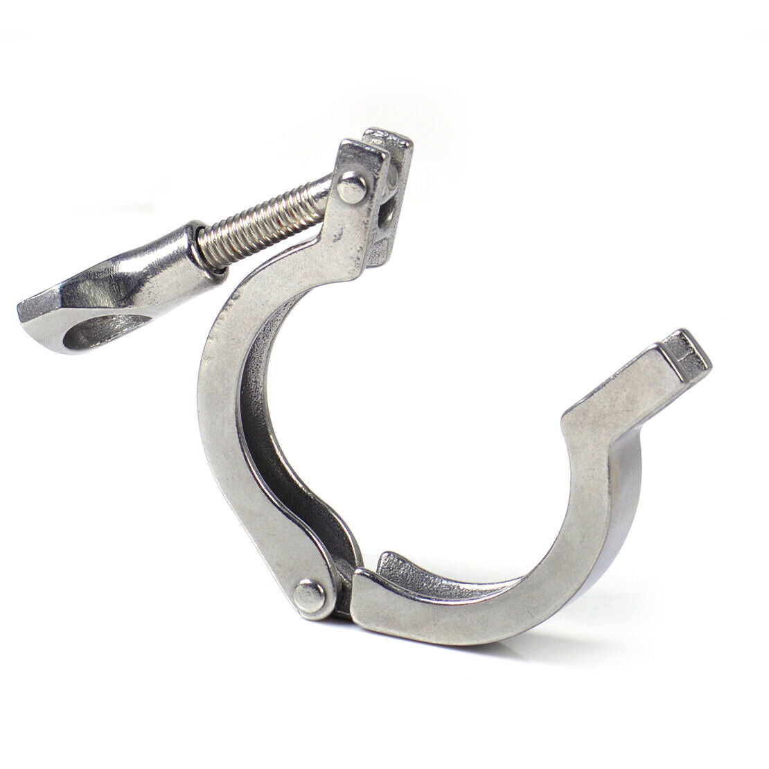 1.5" Heavy Duty Tri Clamp Clover 201 Stainless Steel 50.5mm OD Ferrule Flange Li