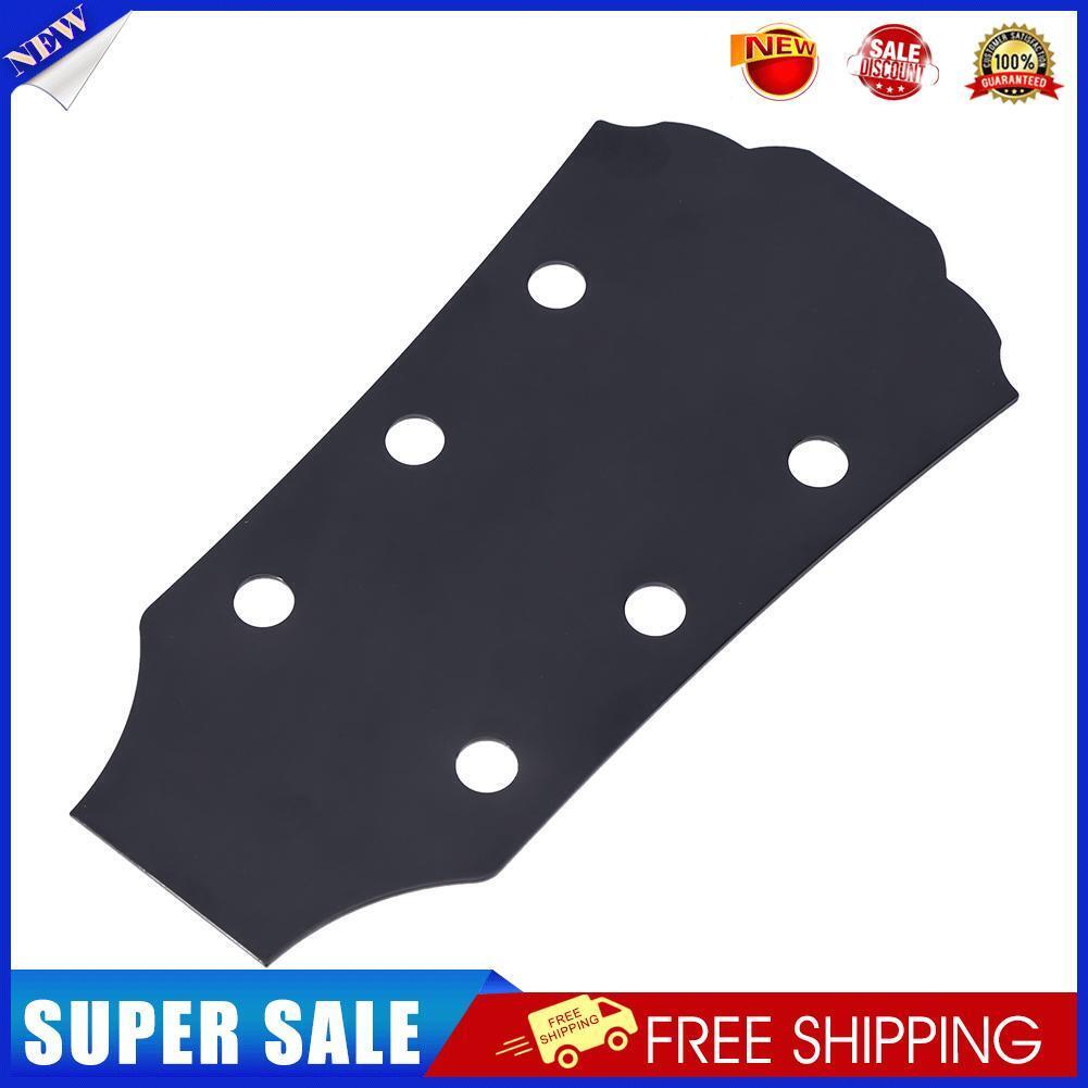 LP Style Steel Metal Electric Guitar Head Template Guitar Making Mold Black