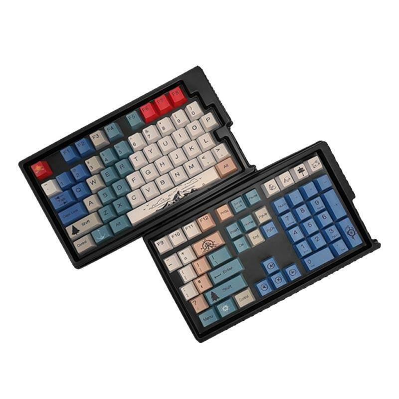 108Keys/set PBT 5 Sides Dye Sublimation OEM Key Caps Light-proof for MX Switch