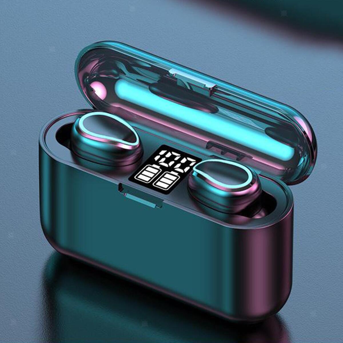 TWS Wireless Earbuds Stereo Headphones in-Ear Headset for Sport for Workout