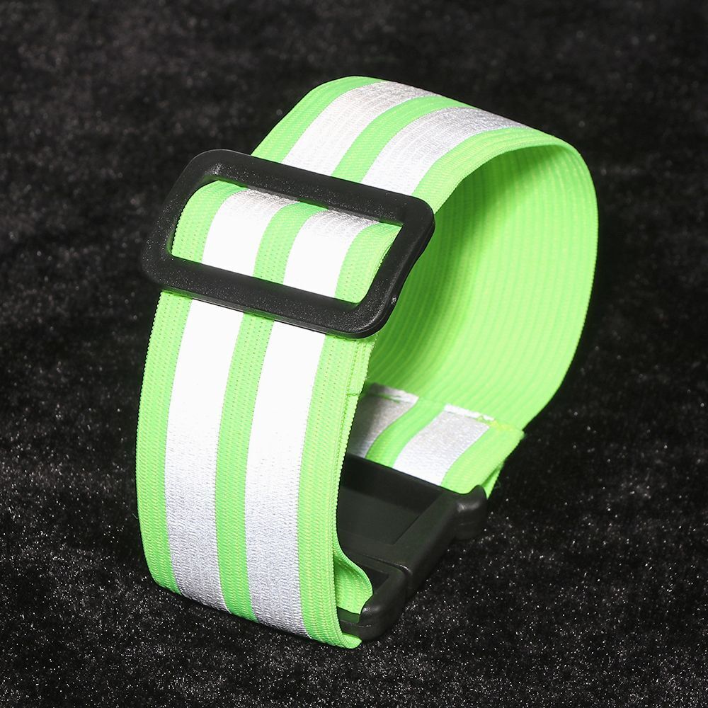 Wristband Warning Armband Cycling Reflective Strips Bicycle Bind Strap