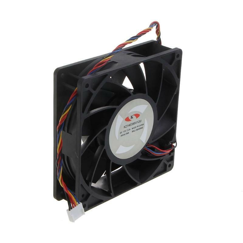 KZ14038B012U 7500RPM Server Cooling Fan 140mm Chassis Radiator for Bitcoin Miner