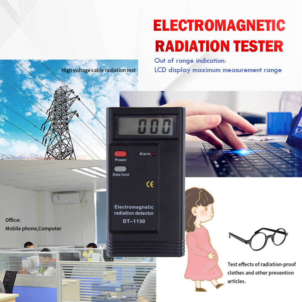 DT-1130 Handheld LCD Electromagnetic Radiation Tester Dosimeter Detector