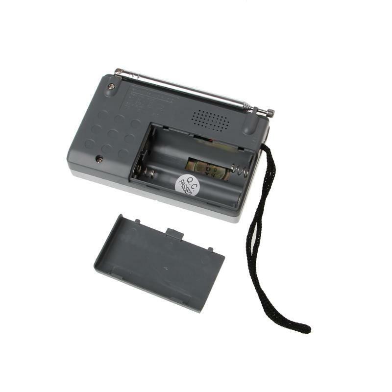 BC-R119 Portable Mini Radio 2-Band AM FM World Receiver Retractable Antenna DC