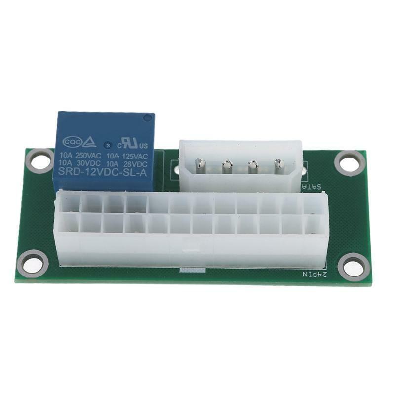 24Pin To 4Pin Power Adapter Card Dual Psu Synchronous Startup Board Economy