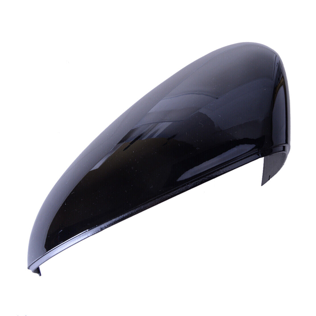 1pair Glossy Black Side View Mirror Cover Cap Fit for Ford Fusion Mondeo 2014-20