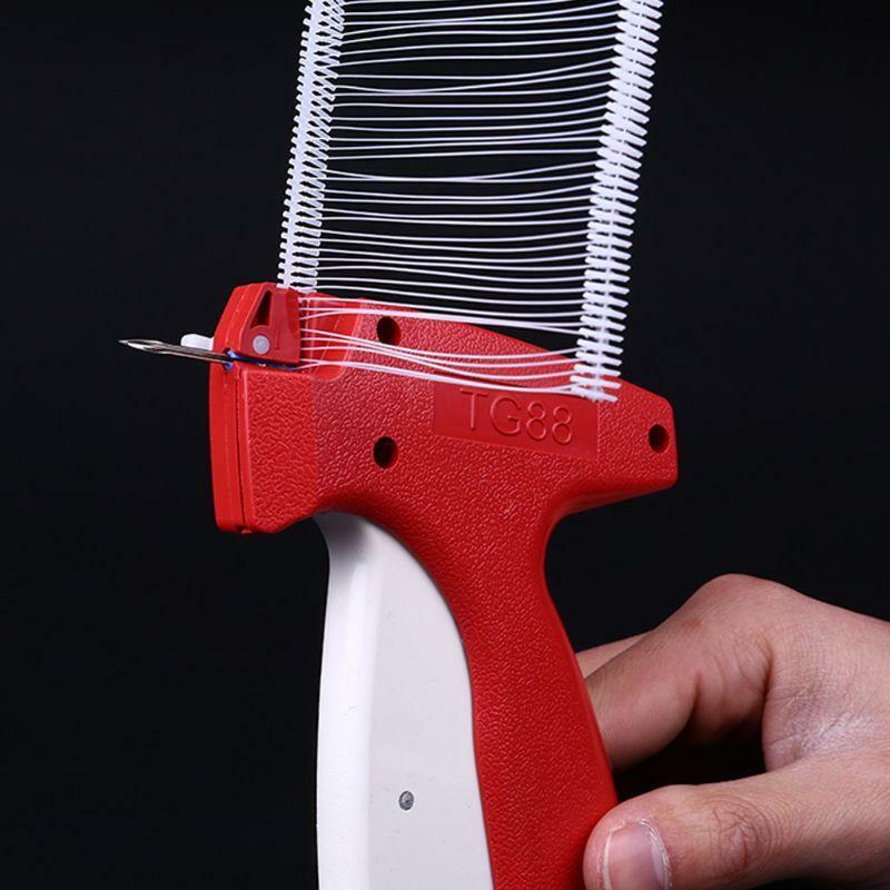 New Clothes Garment Price Label Tagging Tag Gun 1000 Barbs + 5 Needles ZZ0039