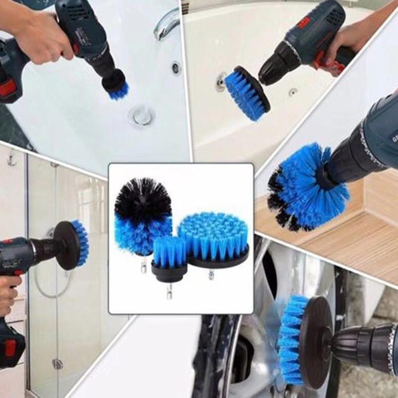 Drill Brush Cleaner Kit Power Scrubber Electric Scrub Brushes Tile Cleaning Tool