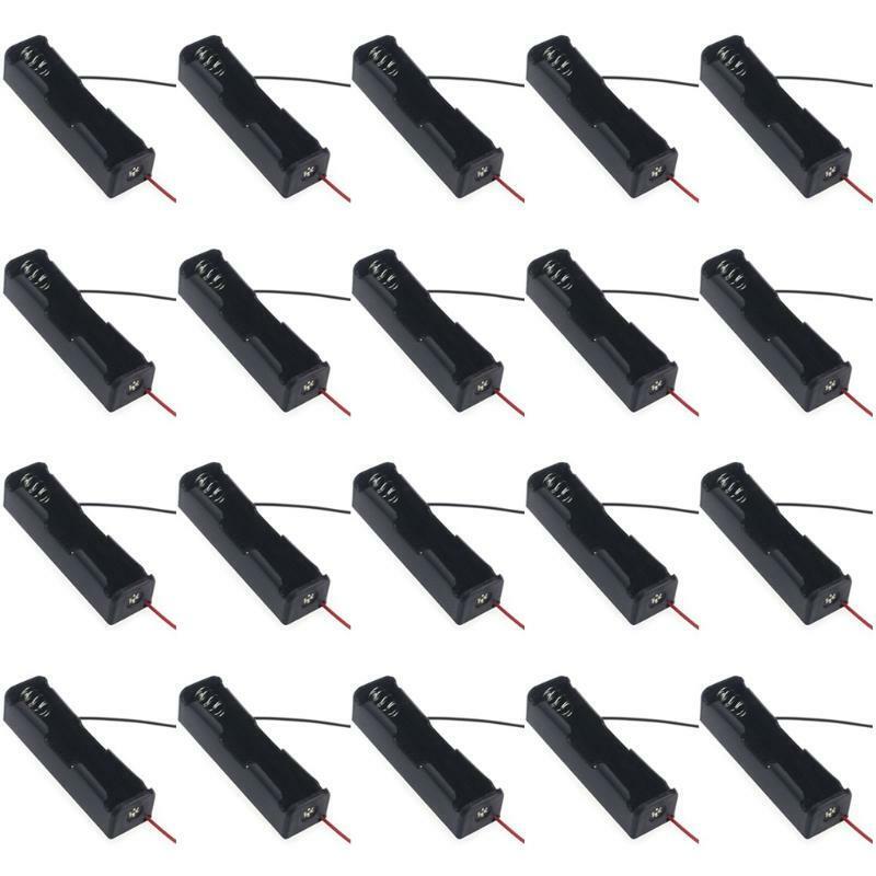 20pcs 18650 Battery Clip 18650 Battery Holder 18650 Batteries Container Case