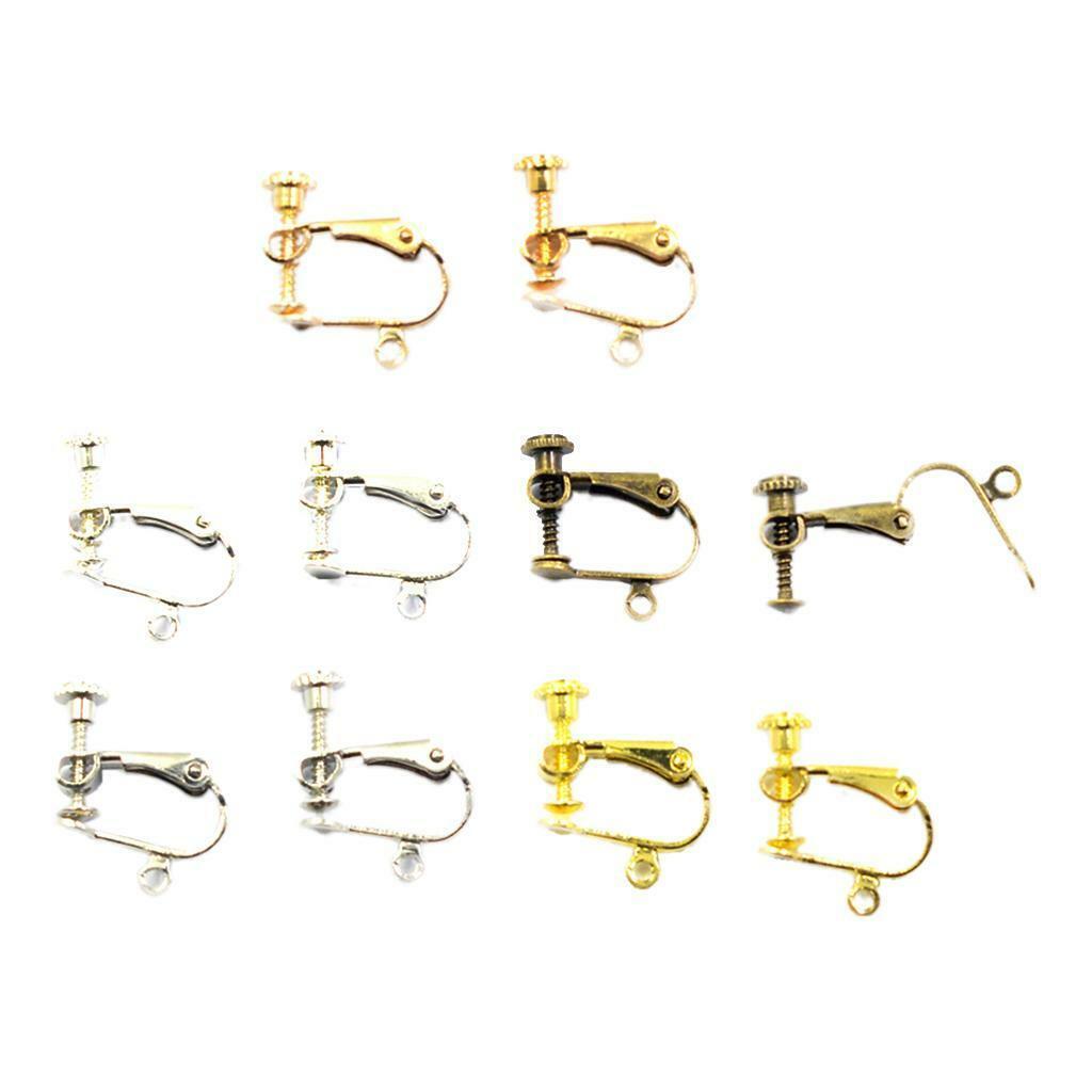 10 Pieces  Earrings Converter  Screw Ear  Findings DIY