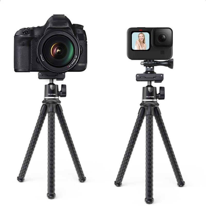 Flexible Phone Tripod for Smartphone DSLR Action Cameras 360° Rotation Ball Head