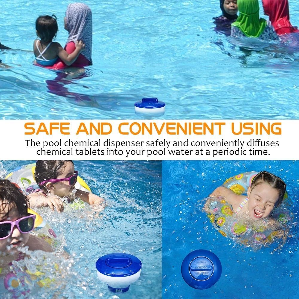 Cleaning Tool Floating Chlorine Dispenser Automatic Drug Dispenser Swim Floater