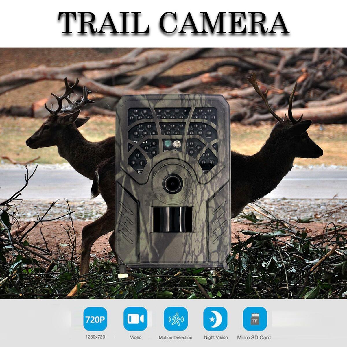 Mini  Camera 720P HD, Game Camera, Waterproof Wildlife Scouting Hunting Cam