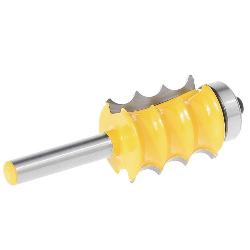 Large Triple Bead Column/Face Molding Router Bit -1/4" Shank For Woodworking