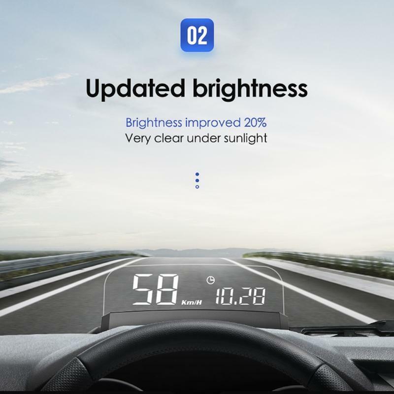 2021 New HUD 5in L3 Head-up Display Multi-function LCD Digital Display
