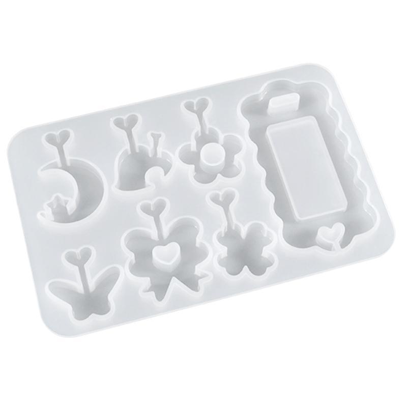 Flower Listing Silicone Mold Pendant Molds for Home Decoration Jewelry Tool