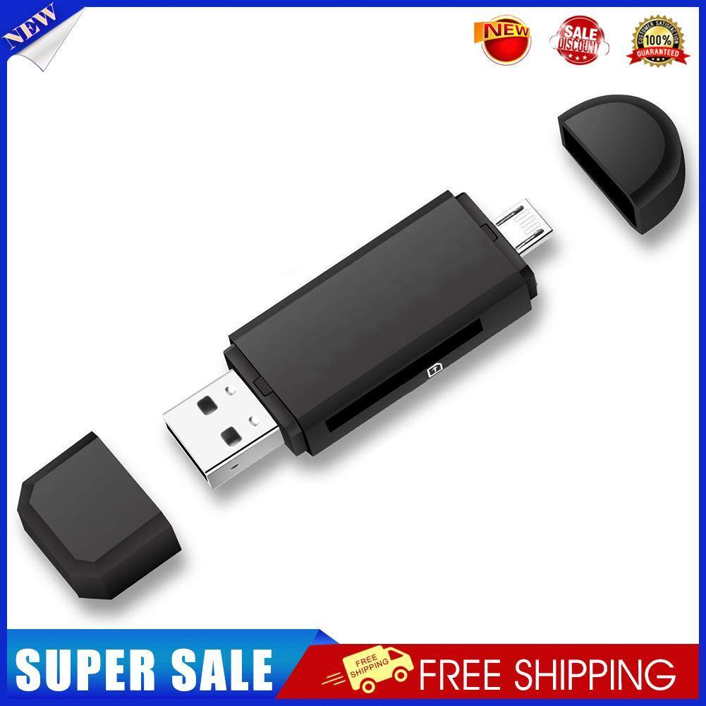 Micro USB+USB OTG Card Reader USB2.0 Memory Card Adapter for PC Android