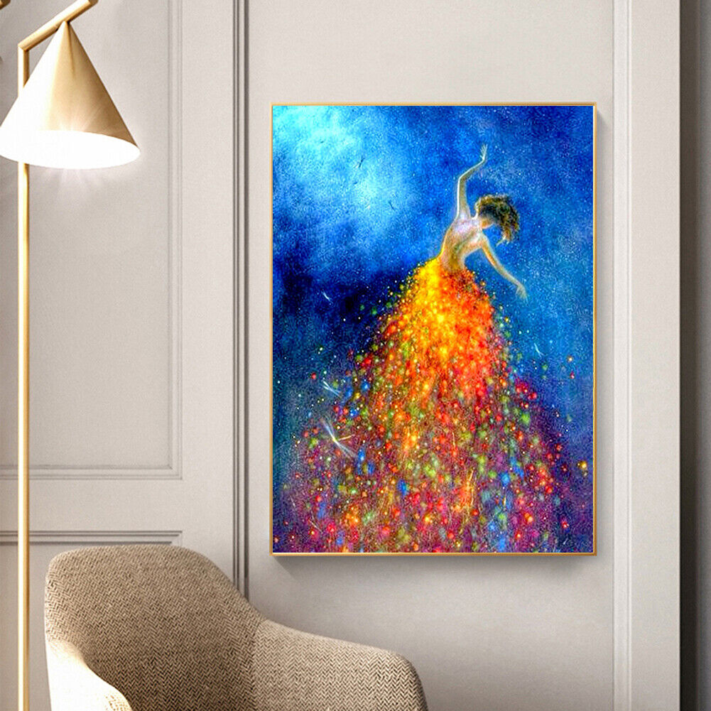 5D DIY Full Square Diamond Painting Dancing Women Embroidery Home Pictures