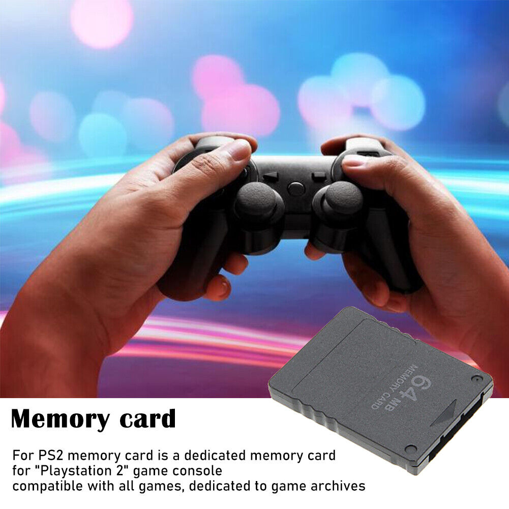 Memory Card for PS2 Game Console 64MB High Speed Gaming Data Storage Cards
